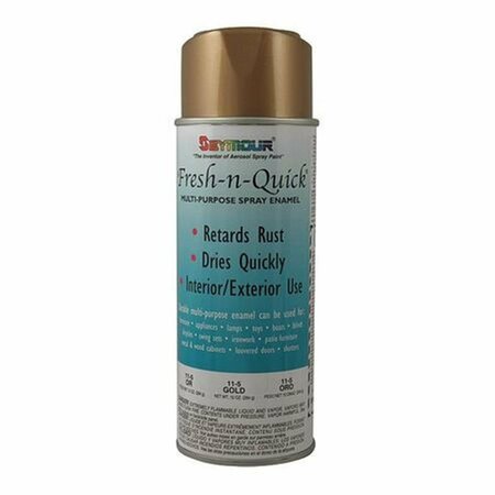 SEYMOUR MIDWEST Fresh-N-Quick Spray Paint, Gold SM11-5